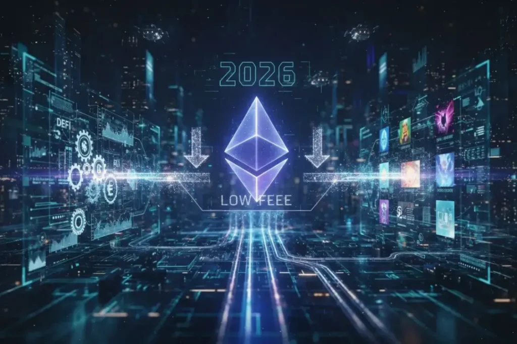 ETH комиссии упали — почему это важно для DeFi и NFT в 2026